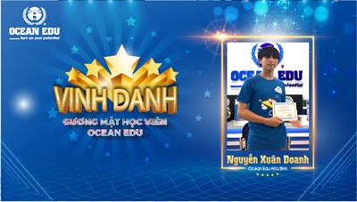 NGUYỄN XUÂN DOANH - CHÀNG TRAI "VÀNG" TRONG "LÀNG" OCEAN EDU HÒA BÌNH