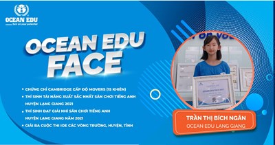 [OCEAN EDU FACE] ️GƯƠNG MẶT ĐẠI DIỆN OCEAN EDU 2021 - TRẦN THỊ BÍCH NGÂN