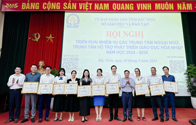 OCEAN EDU VINH DỰ NHẬN GIẤY KHEN TỪ SỞ GIÁO DỤC VÀ ĐÀO TẠO TỈNH BẮC NINH 