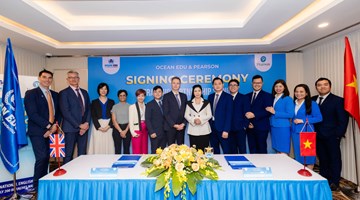 BÁO CHÍ QUAN TÂM ĐƯA TIN VỀ LỄ KÝ KẾT HỢP TÁC GIỮA OCEAN EDU VÀ PEARSON