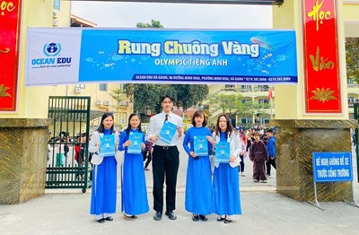 OCEAN EDU ĐỒNG HÀNH CÙNG CUỘC THI RUNG CHUÔNG VÀNG OLYMPIC TIẾNG ANH CẤP THÀNH PHỐ HÀ GIANG - SÂN CHƠI KIẾN THỨC BỔ ÍCH CHO HỌC SINH 