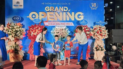ĐÀI PHÁT THANH VÀ TRUYỀN HÌNH THÁI NGUYÊN ĐƯA TIN VỀ SỰ KIỆN KHAI TRƯƠNG OCEAN EDU PHỔ YÊN 2 