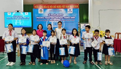 OCEAN EDU ĐỒNG HÀNH CÙNG TRƯỜNG TIỂU HỌC NGUYỄN VĂN TRỖI PHÁT ĐỘNG PHONG TRÀO DẠY VÀ HỌC TIẾNG ANH
