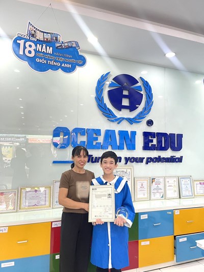 "Chinh phục IELTS 7.0 khi mới 13 tuổi - Em làm được điều ấy là nhờ Ocean Edu"
