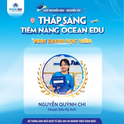 BẮT ĐẦU SỚM – TƯƠNG LAI VỮNG VÀNG CÙNG OCEAN EDU: CHUẨN BỊ CHO CON TIẾNG ANH CHUẨN QUỐC TẾ NGAY TỪ ĐẦU 