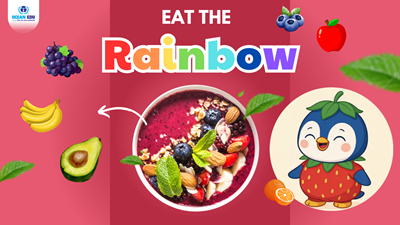 ‘Eat the Rainbow’ – Đồ ăn theo màu cầu vồng.