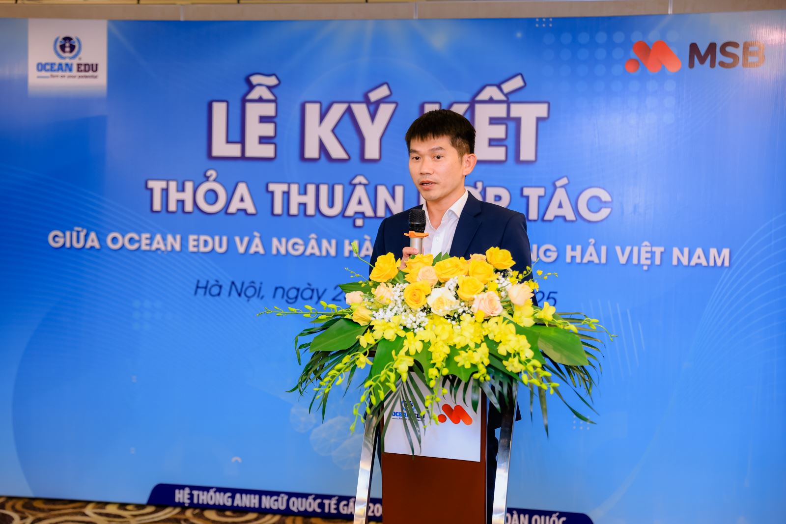 Ông Phạm Hồng Phú - PTGĐ Ngân hàng Bán lẻ MSB chia sẻ về giải pháp tài chính toàn diện đồng hành cùng phụ huynh và học sinh trên hành trình học tập.